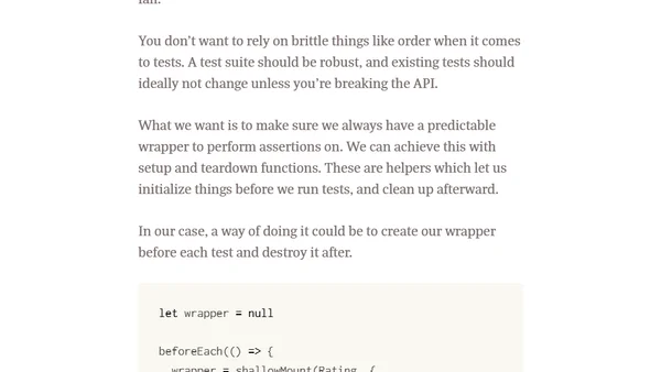 Unit Test Your First Vue.js Component