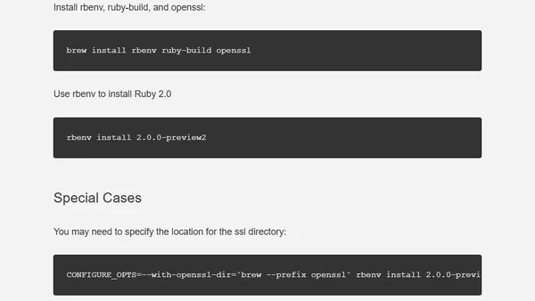 Install Ruby 2.0 Preview 2