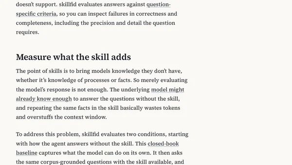 Test whether your knowledge skill actually works