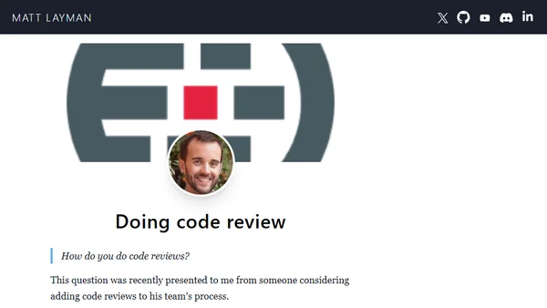 Doing code review