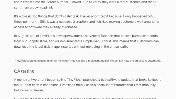 TinyPilot: Month 14