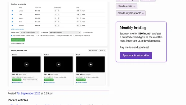 Video compressor