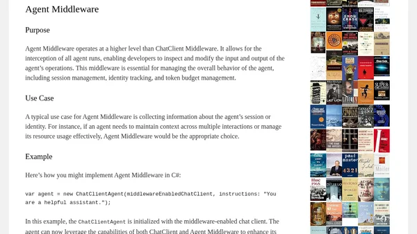 ChatClient Middleware vs. Agent Middleware