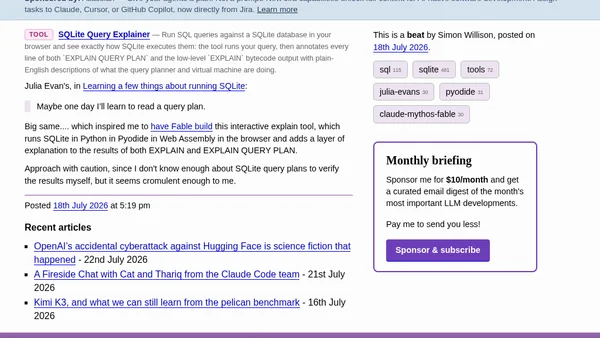 SQLite Query Explainer