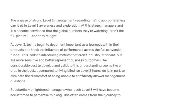 A Management Maturity Model for Performance