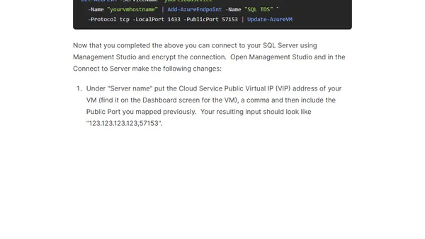 Secure Remote Management Studio access to SQL Server on Azure IaaS