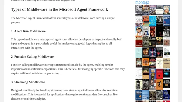 Middleware in Microsoft Agent Framework