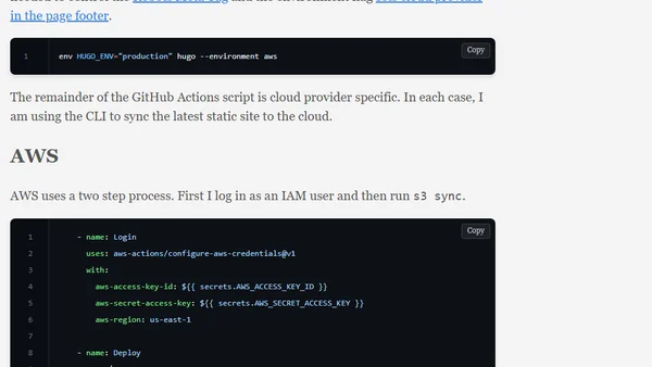 GitHub Actions for AWS, Azure and GCP
