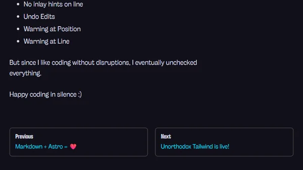 Disable Sounds in VSCode