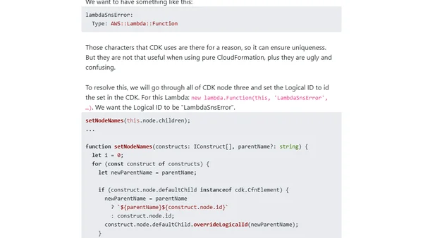 CDK Escape Hatches + How to Export CDK to CloudFormation