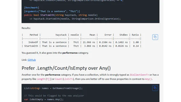 A new wave of analyzers in .NET 8