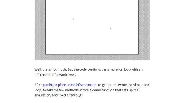 Early simulations with GravityLoops