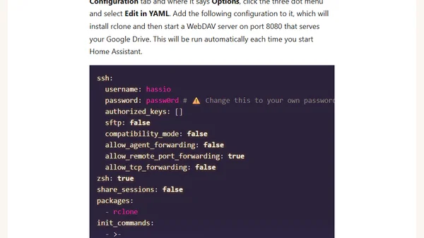 Your MP3s from Google Drive in Music Assistant on Home Assistant