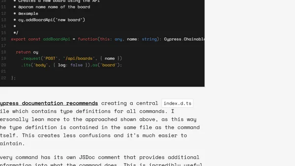 How to structure a big project in Cypress