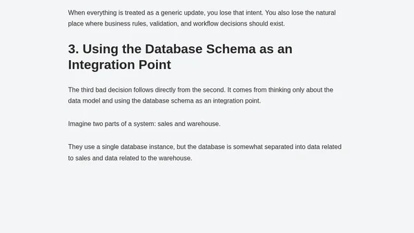 5 Software Architecture Mistakes That Make Systems Hard to Change