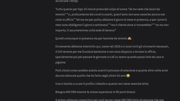 Il problema non è solo la RAL in chiaro