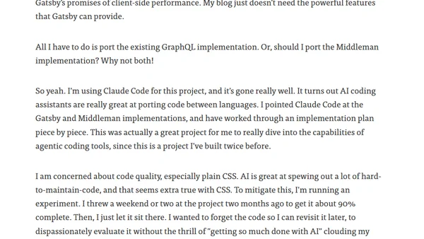 Yet Another Blog Rewrite