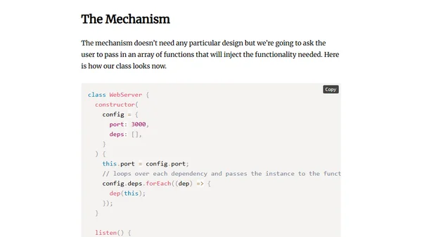 Understanding Dependency Injection