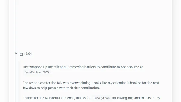 My EuroPython 2025