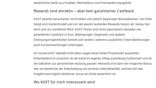 Mit KAST werden Stablecoins zu Alltagsgeld