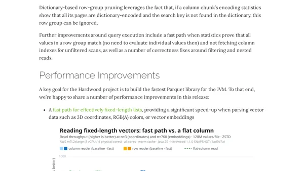 Parquet File Write Support, Bloom Filters, Improved Performance: Hardwood 1.1.0.Beta1 Is Out