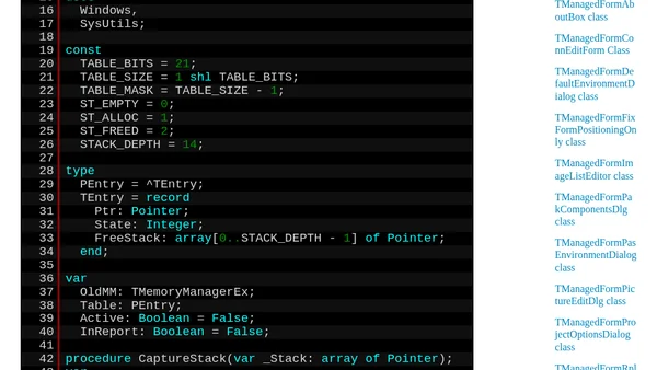 Hunting a GExperts Code Librarian corruption bug with a custom debug memory manager