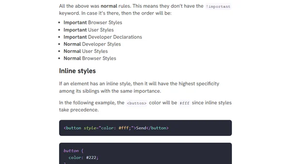 Hello, CSS Cascade Layers