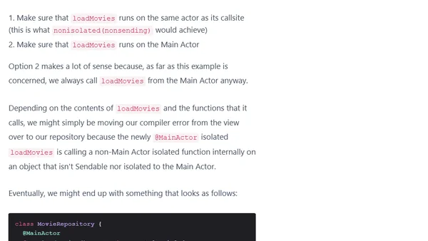 Should you opt-in to Swift 6.2’s Main Actor isolation?