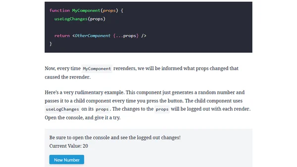 Helpful Debugging Hooks