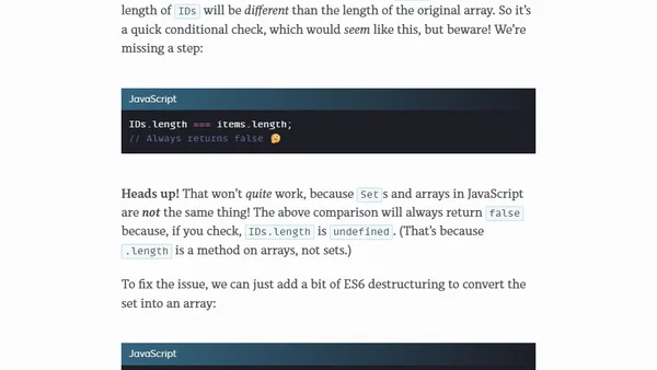 How to Check Uniqueness in an Array of Objects in JavaScript