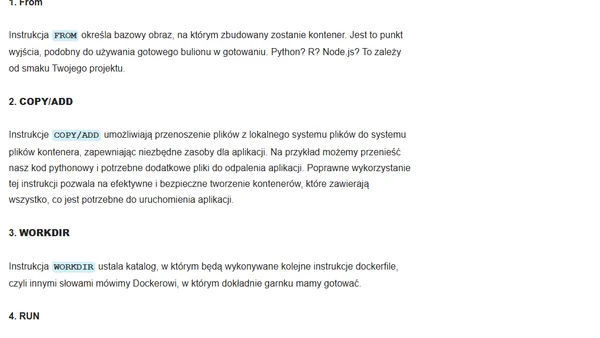 Czym jest Docker? I jak uruchomić model uczenia maszynowego w kontenerze?