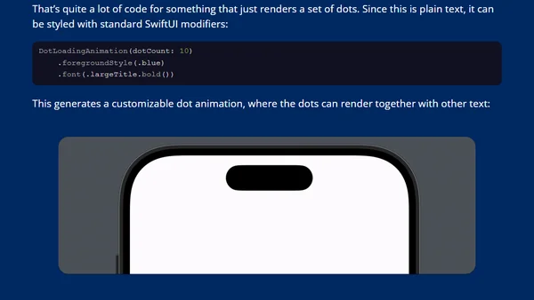 Creating amazing loading animations with SF Symbols.