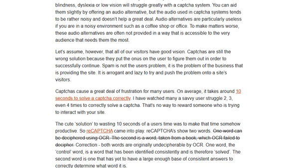 Death to Captchas