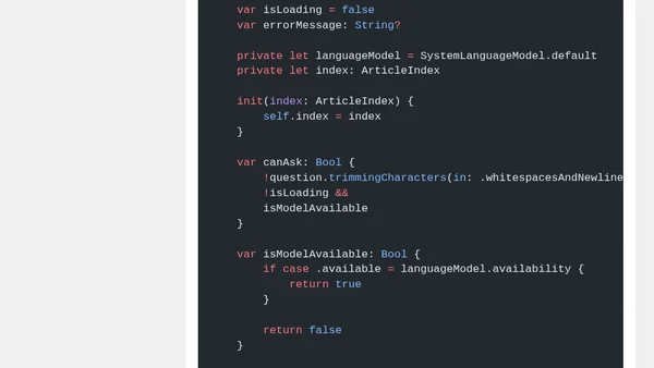 Add Tool Calling To A Foundation Models Session