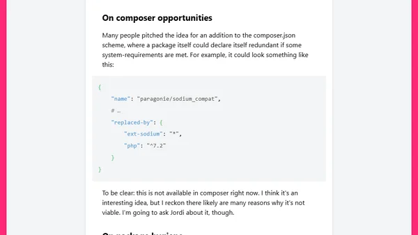 Dependency Hygiene