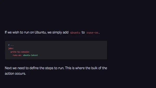 Understanding how to use Github Actions