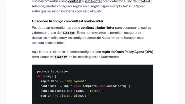 La etiqueta :latest en Docker: El amigo que te traiciona cuando menos lo esperas