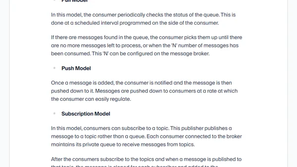 Message Queues and Asynchronous Processing