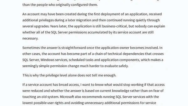 When Permissions Outlive Their Context in SQL Server
