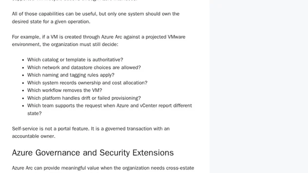 VMware Cloud Foundation on Dell Infrastructure: Where Azure Arc Fits in the Hybrid Cloud Operating Model