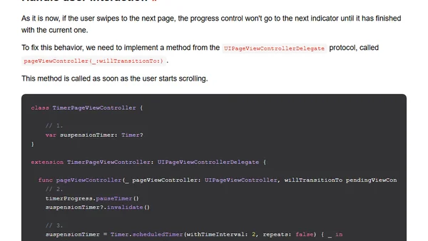 Tutorial: How to Create a Timed Paging Carousel Like Instagram