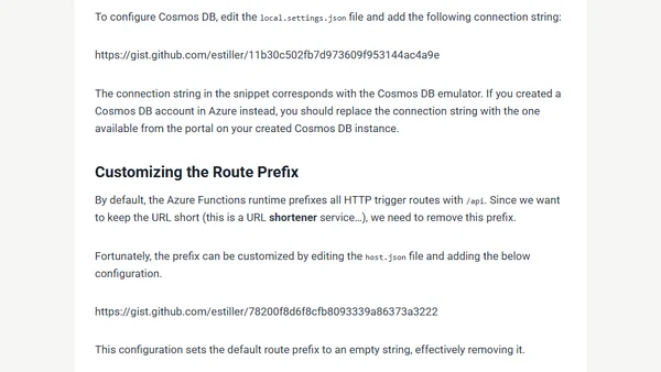 Build a Custom URL Shortener Using Azure Functions and Cosmos DB