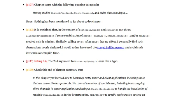 Notes on "Netty in Action"