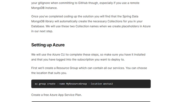 How to build and run a free link tracker using VS Code, Java, GitHub, MongoDB and Azure