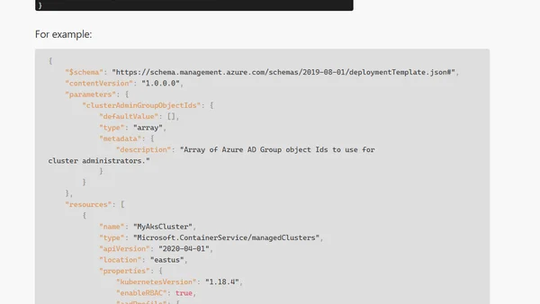 Enable AKS Azure Active Directory integration with a Managed Identity from an ARM template