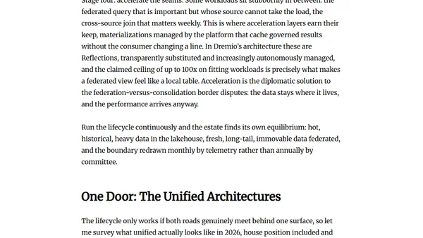 Federation and the Lakehouse: Two Roads to Unified Data Access, and How to Know Which One to Take