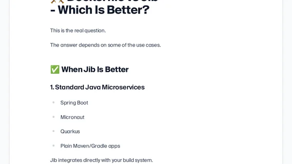 What is Jib? A Complete Guide to Java Containerization Without Dockerfiles