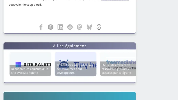 Developer Portfolios : une collection de plus de 1800 portfolios de développeurs