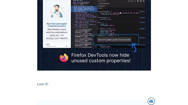 Firefox DevTools hides unreferenced CSS variables (#note)
