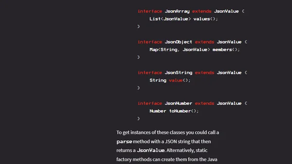 Java Gets a JSON API - Inside Java Newscast #95